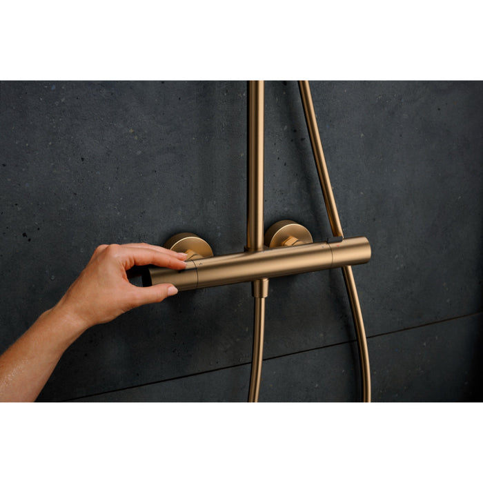 Hansgrohe Pulsify S Puro Showerpipe 260 1Jet with Ecostat Fine - Unbeatable Bathrooms