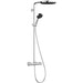 Hansgrohe Pulsify S Puro Showerpipe 260 1Jet with Ecostat Fine and Hand Shower 3Jet - Unbeatable Bathrooms