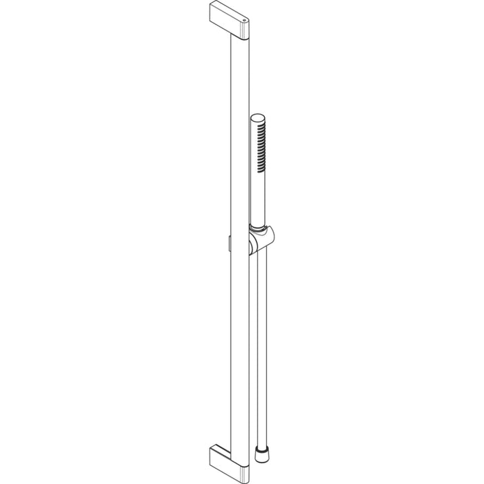 Hansgrohe Pulsify S Shower Set 100 1Jet Ecosmart with Shower Bar 90 cm - Unbeatable Bathrooms