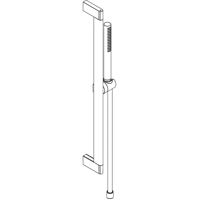 Hansgrohe Pulsify S Shower Set 100 1Jet Ecosmart+ with Shower Bar 65 cm - Unbeatable Bathrooms