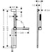 Hansgrohe Pulsify S Shower Set 100 1Jet Ecosmart+ with Shower Bar 65 cm - Unbeatable Bathrooms