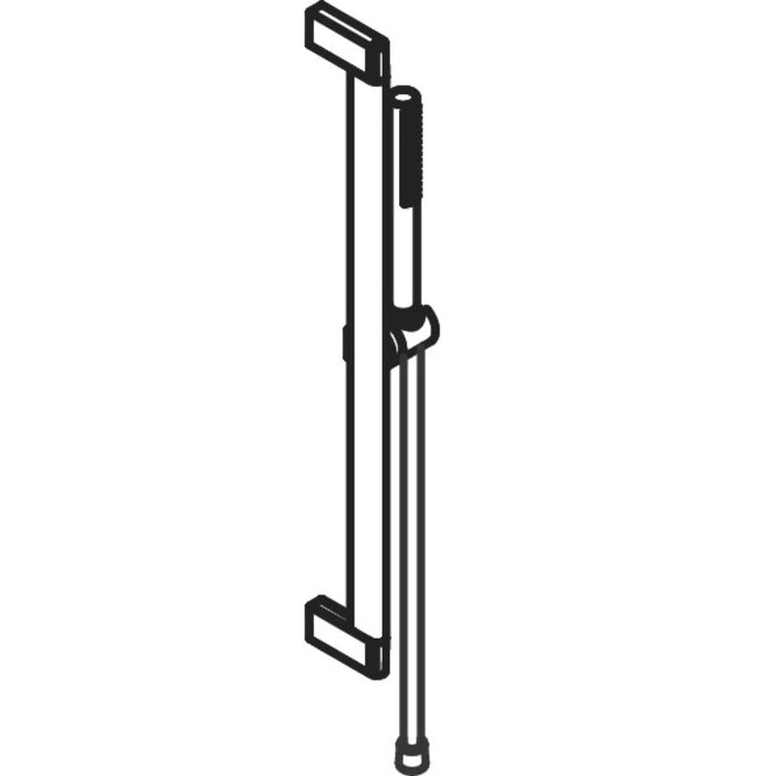 Hansgrohe Pulsify S Shower Set 100 1Jet Ecosmart with Shower Bar 65 cm - Unbeatable Bathrooms
