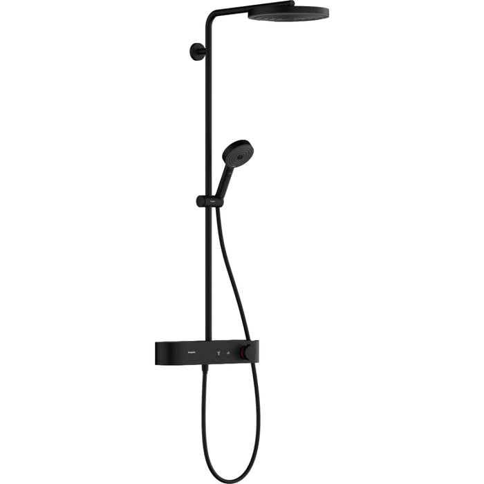Hansgrohe Pulsify S Showerpipe 260 1Jet Ecosmart with Showertablet Select 400 - Unbeatable Bathrooms