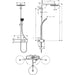 Hansgrohe Pulsify S Showerpipe 260 1Jet Ecosmart with Showertablet Select 400 - Unbeatable Bathrooms