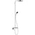 Hansgrohe Pulsify S Showerpipe 260 1Jet with Bath Thermostat Showertablet 400 - Chrome - Unbeatable Bathrooms
