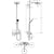 Hansgrohe Pulsify S Showerpipe 260 1Jet with Bath Thermostat Showertablet 400 - Chrome - Unbeatable Bathrooms
