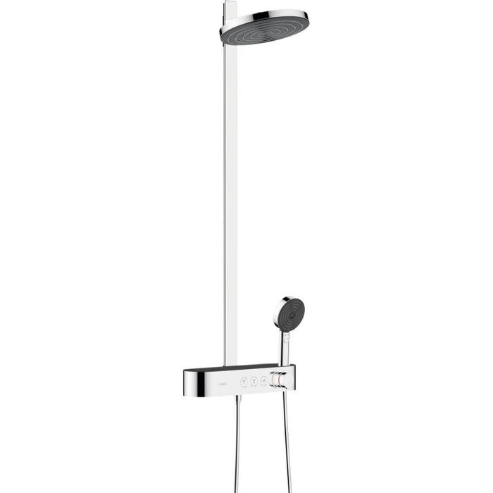 Hansgrohe Pulsify S Showerpipe 260 2Jet Ecosmart with Showertablet Select 400 - Unbeatable Bathrooms
