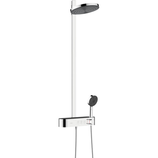 Hansgrohe Pulsify S Showerpipe 260 2Jet Ecosmart with Showertablet Select 400 - Unbeatable Bathrooms