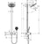 Hansgrohe Pulsify S Showerpipe 260 2Jet Ecosmart with Showertablet Select 400 - Unbeatable Bathrooms