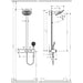 Hansgrohe Pulsify S Showerpipe 260 2Jet Ecosmart with Showertablet Select 400 - Unbeatable Bathrooms