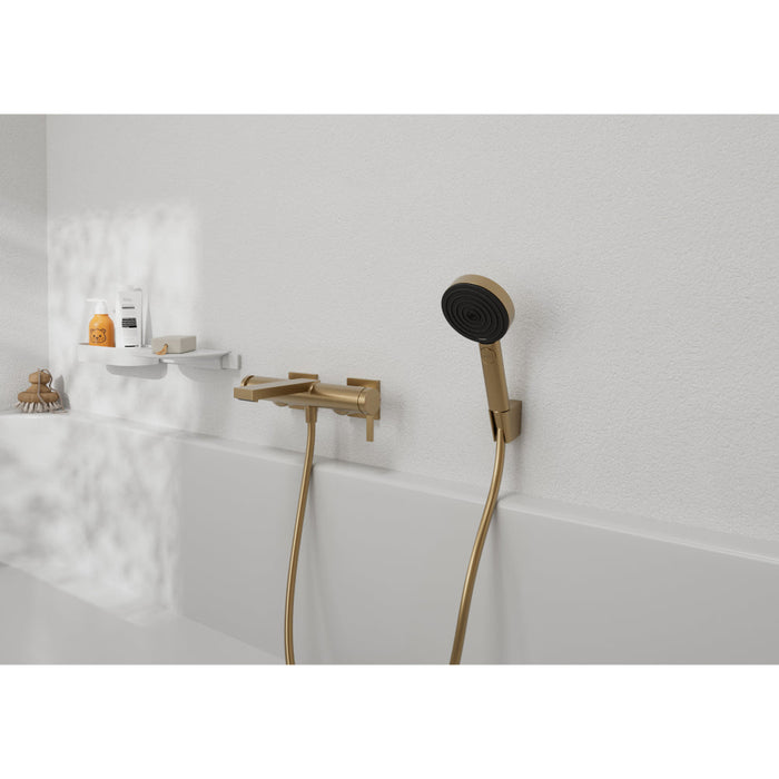 Hansgrohe Tecturis E Single Lever Bath Mixer For Exposed Installation - Unbeatable Bathrooms