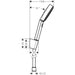 Hansgrohe Pulsify Select S Shower Holder Set 105 3Jet Relaxation Ecosmart with Shower Hose 125 cm - Unbeatable Bathrooms