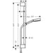 Hansgrohe Pulsify Select S Shower Set 105 3Jet Relaxation Ecosmart with Shower Bar 65 cm - Unbeatable Bathrooms