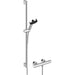 Hansgrohe Pulsify Select S Shower System 105 3Jet Relaxation Ecosmart with Ecostat Element, Shower Bar 90 cm, Hand Shower Holder and Shower Hose - Unbeatable Bathrooms