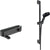Hansgrohe Pulsify Select S Shower System 105 3Jet Relaxation with Bath Thermostat, Shower Bar 65 cm, Slider and Shower Hose - Unbeatable Bathrooms