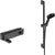Hansgrohe Pulsify Select S Shower System 105 3Jet Relaxation with Bath Thermostat, Shower Bar 65 cm, Slider and Shower Hose - Unbeatable Bathrooms