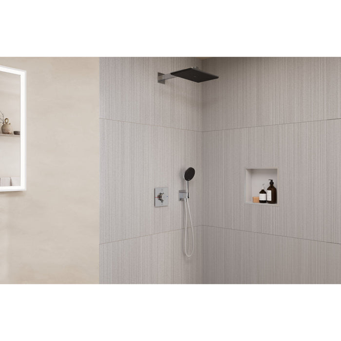 Hansgrohe Raindance Alive Q Design Showerset 210/340 1Jet with Thermostat and Basic Set Ibox Universal 2 - Unbeatable Bathrooms
