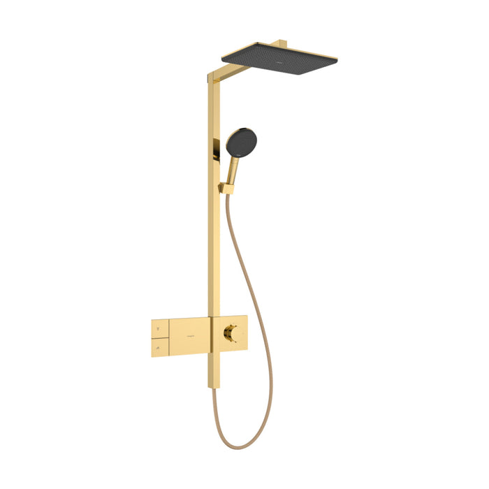 Hansgrohe Raindance Alive Q Showerpipe 210/340 1Jet Ecosmart with Showerselect Comfort - Unbeatable Bathrooms