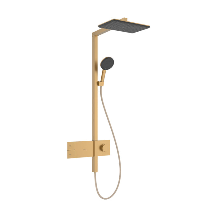 Hansgrohe Raindance Alive Q Showerpipe 210/340 1Jet Ecosmart with Showerselect Comfort - Unbeatable Bathrooms