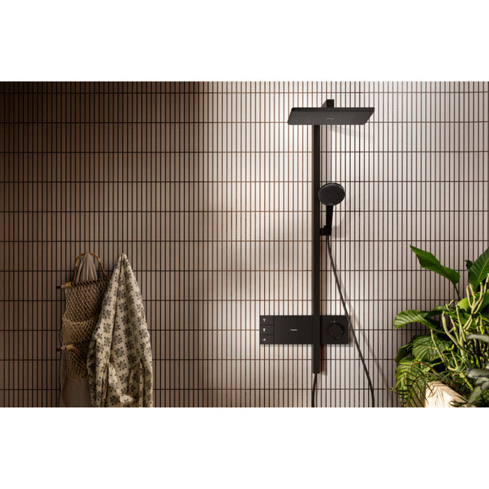 Hansgrohe Raindance Alive Q Showerpipe 210/340 2Jet Ecosmart with Showerselect Comfort - Unbeatable Bathrooms