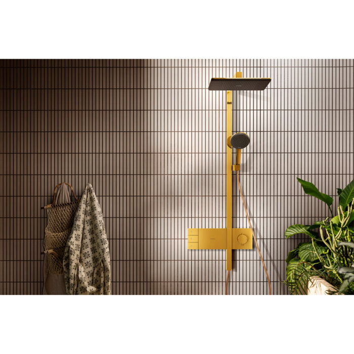 Hansgrohe Raindance Alive Q Showerpipe 210/340 2Jet Ecosmart with Showerselect Comfort - Unbeatable Bathrooms
