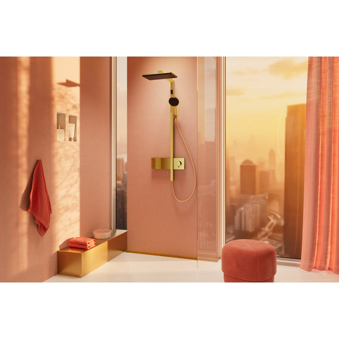 Hansgrohe Raindance Alive Q Showerpipe 210/340 2Jet Ecosmart with Showerselect Comfort - Unbeatable Bathrooms