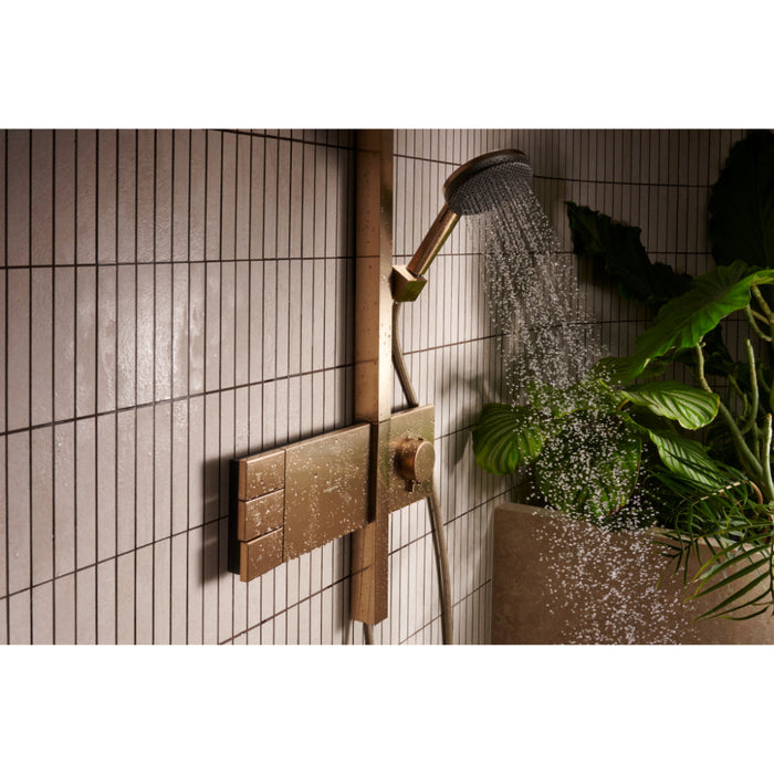 Hansgrohe Raindance Alive Q Showerpipe 210/340 2Jet Ecosmart with Showerselect Comfort - Unbeatable Bathrooms