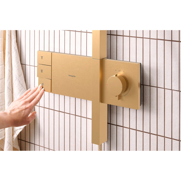 Hansgrohe Raindance Alive Q Showerpipe 210/340 2Jet with Showerselect Comfort - Unbeatable Bathrooms