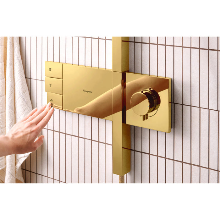 Hansgrohe Raindance Alive Q Showerpipe 210/340 2Jet with Showerselect Comfort - Unbeatable Bathrooms