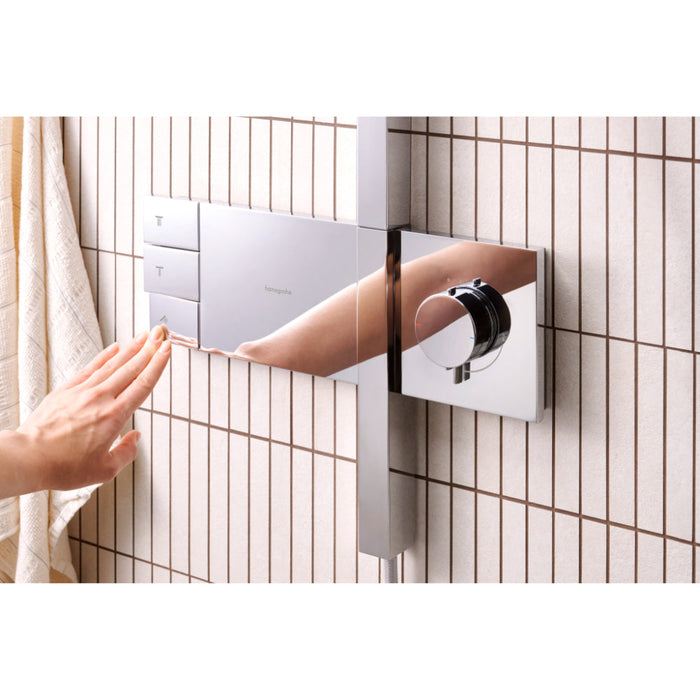 Hansgrohe Raindance Alive Q Showerpipe 210/340 2Jet with Showerselect Comfort - Unbeatable Bathrooms