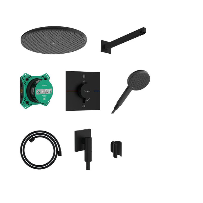 Hansgrohe Raindance Alive S Design Showerset 300 1Jet with Thermostat and Basic Set Ibox Universal 2 - Unbeatable Bathrooms