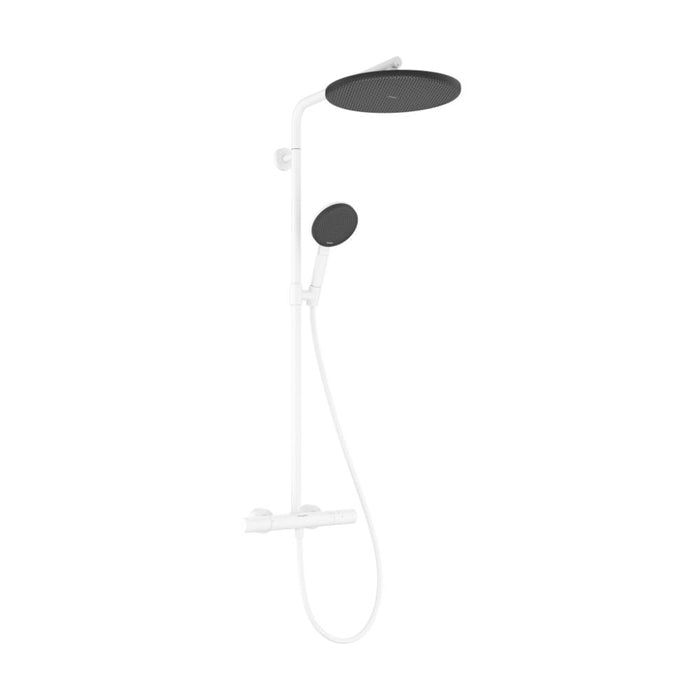 Hansgrohe Raindance Alive S Puro Showerpipe 300 1Jet Ecosmart+ with Ecostat Element - Unbeatable Bathrooms