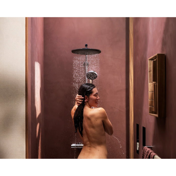 Hansgrohe Raindance Alive S Puro Showerpipe 300 1Jet with Ecostat Element - Unbeatable Bathrooms