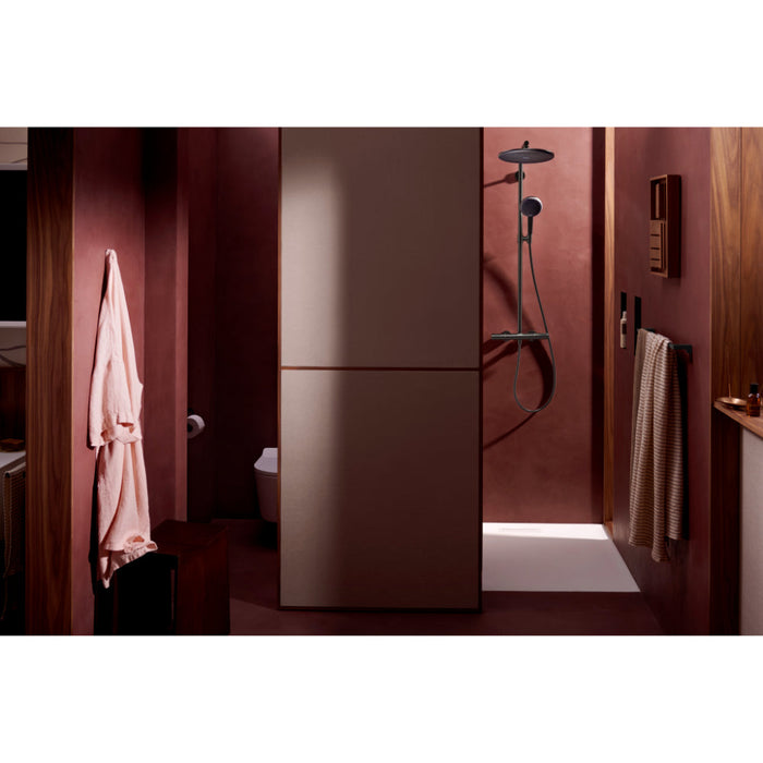 Hansgrohe Raindance Alive S Puro Showerpipe 300 1Jet with Ecostat Element - Unbeatable Bathrooms