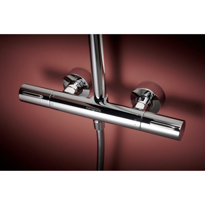 Hansgrohe Raindance Alive S Puro Showerpipe 300 1Jet with Ecostat Element - Unbeatable Bathrooms