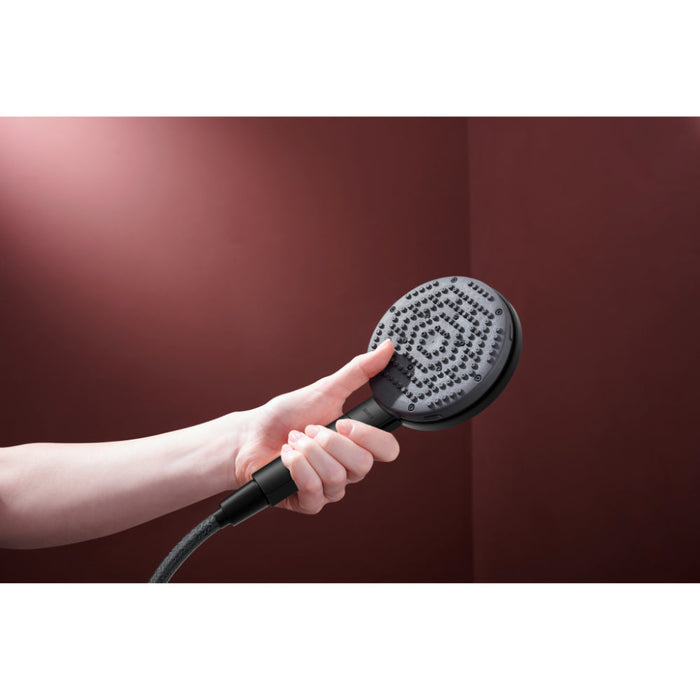 Hansgrohe Raindance Alive Select S Shower Set 125 3Jet Ecosmart with Shower Bar Unica E Puro 90 cm and Easy Slide Hand Shower Holder - Unbeatable Bathrooms