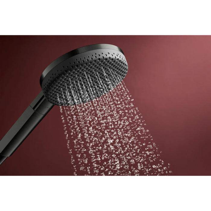 Hansgrohe Raindance Alive Select S Shower Holder Set 125 3Jet Ecosmart with Designflex Textile Shower Hose 160 cm - Unbeatable Bathrooms