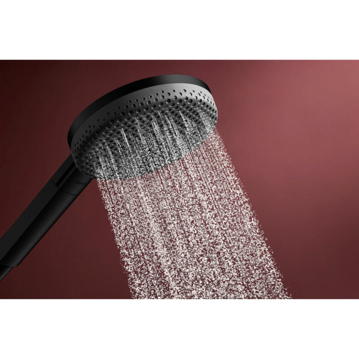 Hansgrohe Raindance Alive Select S Shower Set 125 3Jet Ecosmart with Shower Bar Unica E Puro 90 cm and Easy Slide Hand Shower Holder - Unbeatable Bathrooms