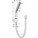 Hansgrohe Raindance Alive Select S Shower Holder Set 125 3Jet Ecosmart with Designflex Textile Shower Hose 160 cm - Unbeatable Bathrooms
