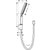 Hansgrohe Raindance Alive Select S Shower Holder Set 125 3Jet Ecosmart with Designflex Textile Shower Hose 160 cm - Unbeatable Bathrooms