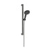 Hansgrohe Raindance Alive Select S Shower Set 125 3Jet Ecosmart with Shower Bar Unica E Puro 65 cm and Easy Slide Hand Shower Holder - Unbeatable Bathrooms