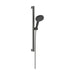 Hansgrohe Raindance Alive Select S Shower Set 125 3Jet Ecosmart with Shower Bar Unica E Puro 65 cm and Easy Slide Hand Shower Holder - Unbeatable Bathrooms