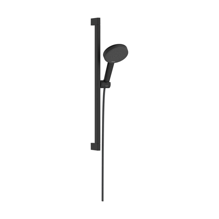 Hansgrohe Raindance Alive Select S Shower Set 125 3Jet Ecosmart with Shower Bar Unica E Puro 65 cm and Easy Slide Hand Shower Holder - Unbeatable Bathrooms