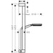 Hansgrohe Raindance Alive Select S Shower Set 125 3Jet Ecosmart with Shower Bar Unica E Puro 65 cm and Easy Slide Hand Shower Holder - Unbeatable Bathrooms