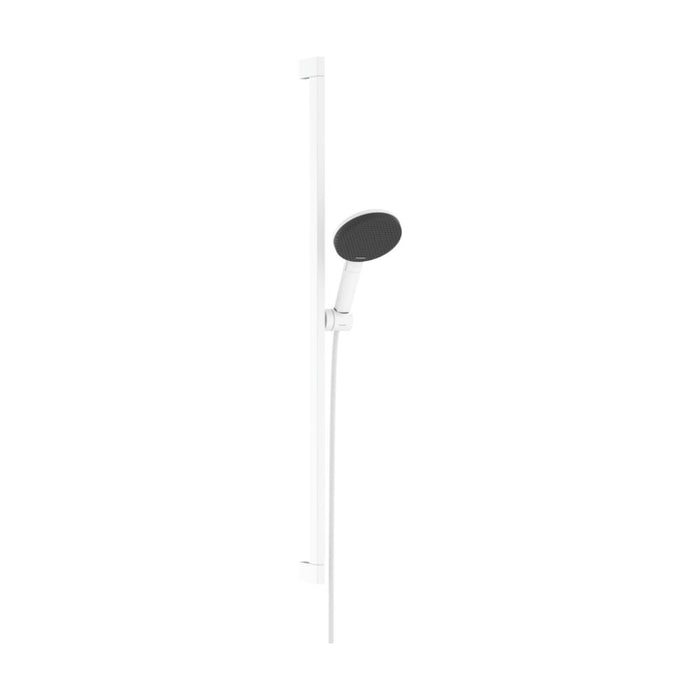 Hansgrohe Raindance Alive Select S Shower Set 125 3Jet Ecosmart with Shower Bar Unica E Puro 90 cm and Easy Slide Hand Shower Holder - Unbeatable Bathrooms