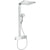 Hansgrohe Raindance E Showerpipe 300 1Jet Ecosmart with Showertablet 350 - Unbeatable Bathrooms