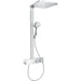 Hansgrohe Raindance E Showerpipe 300 1Jet Ecosmart with Showertablet 350 - Unbeatable Bathrooms