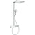 Hansgrohe Raindance E Showerpipe 300 1Jet Ecosmart with Showertablet 350 - Unbeatable Bathrooms
