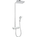 Hansgrohe Raindance E Showerpipe 360 1Jet Ecosmart with Thermostatic Shower Mixer - Unbeatable Bathrooms
