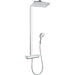 Hansgrohe Raindance E Showerpipe 360 1Jet Ecosmart with Thermostatic Shower Mixer - Unbeatable Bathrooms